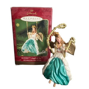 Barbie Angel of Joy Swinging Hallmark Keepsake Ornament NIB‎ Vintage 1999